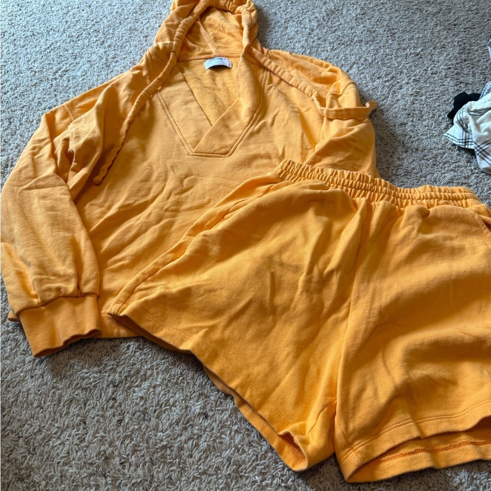 Old Navy Vibrant Yellow Hoodie